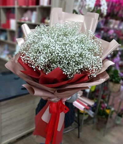 Букет цветов из: Гипсофила в Тихвине