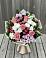 Букет цветов из: Альстромерии, Гвоздики, Розы и Хризантемы в Тихвине