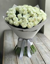 Букет 35 Белых роз в Тихвине
