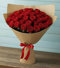Букет Красные розы Милано в Тихвине