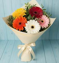 Букет цветов из:  Герберы #REPLACE_PRED# Тихвине