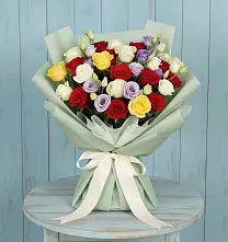 Букет цветов из:  Розы #REPLACE_PRED# Тихвине