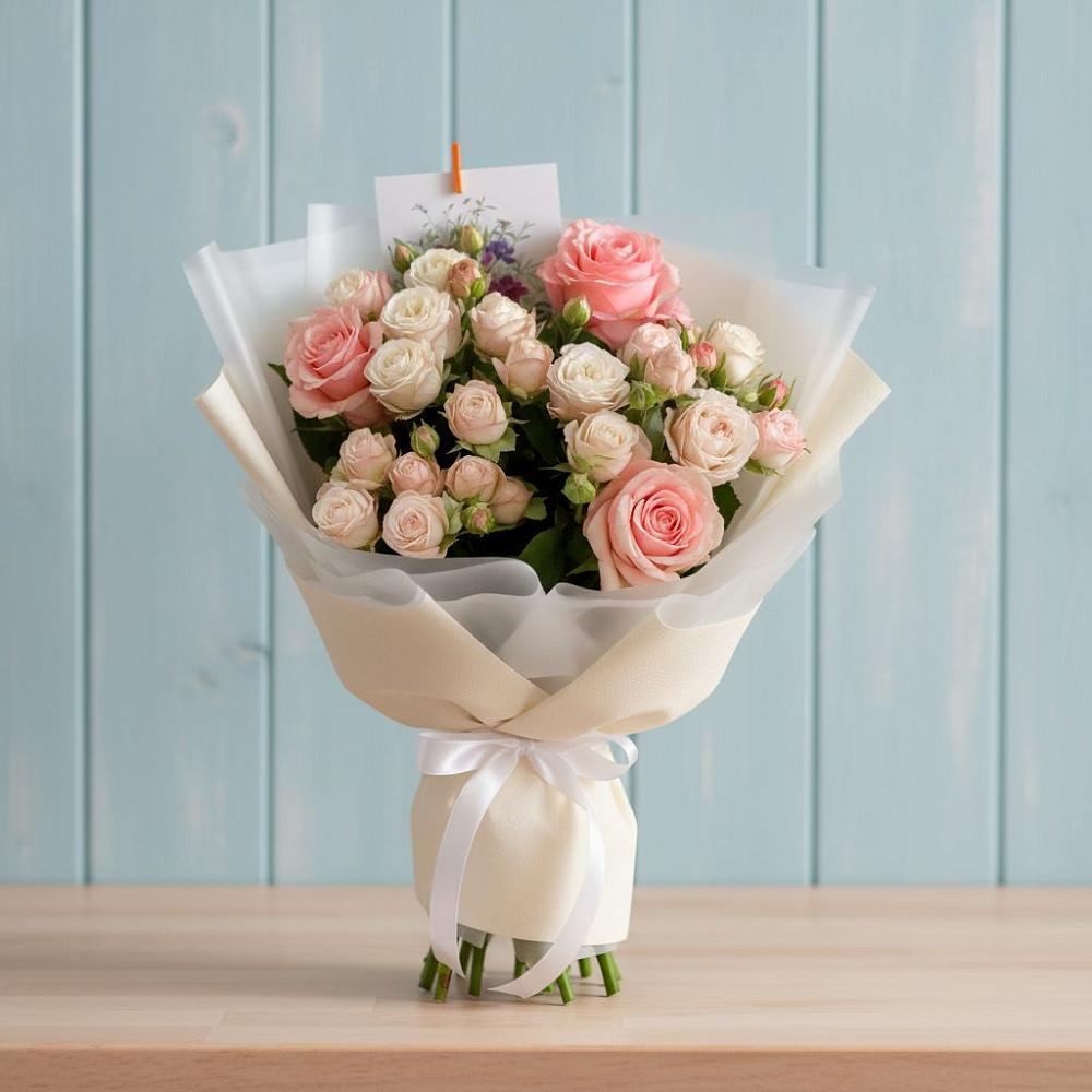 Букет цветов из: Розы в Тихвине