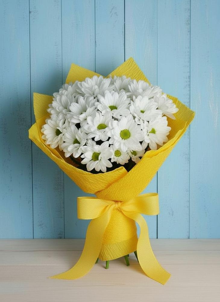 Букет цветов из: Хризантемы в Тихвине