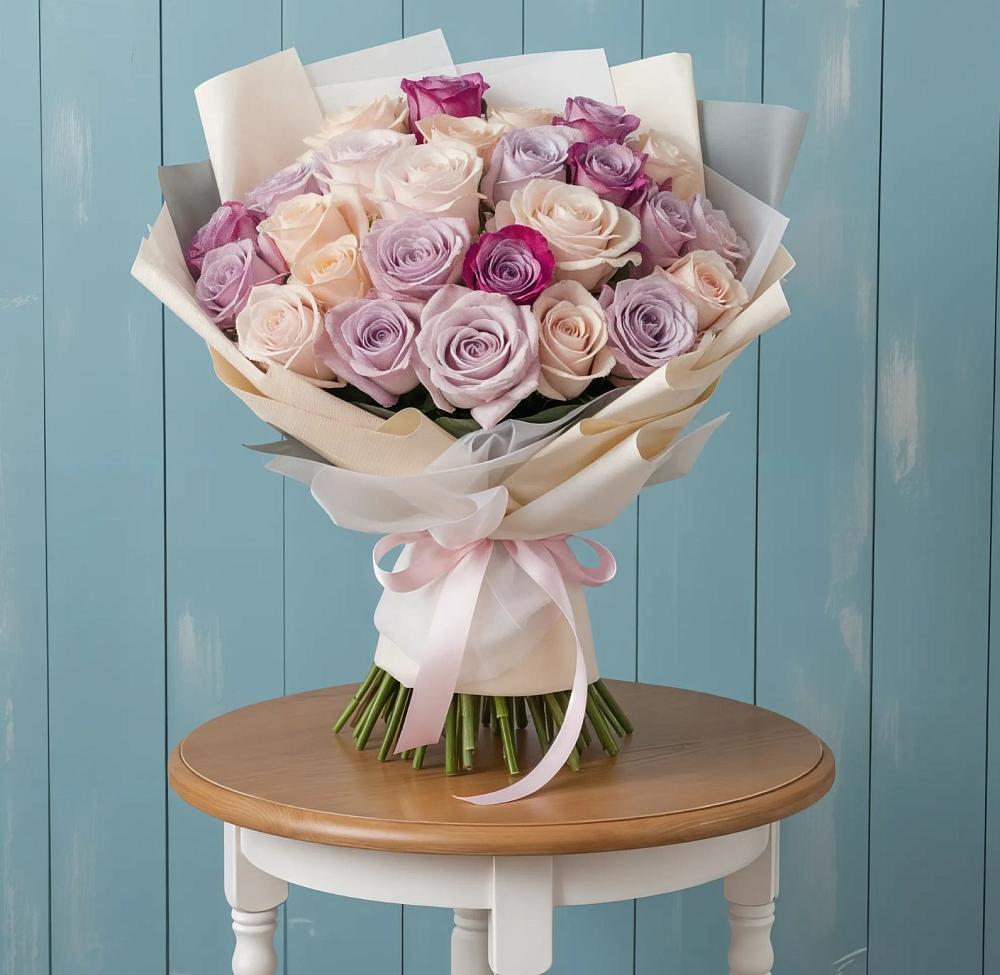 Букет цветов из: Розы в Тихвине