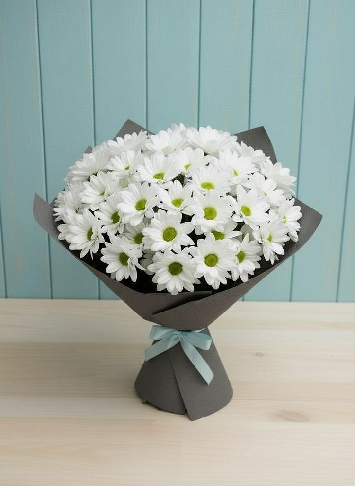 Букет цветов из: Хризантемы в Тихвине