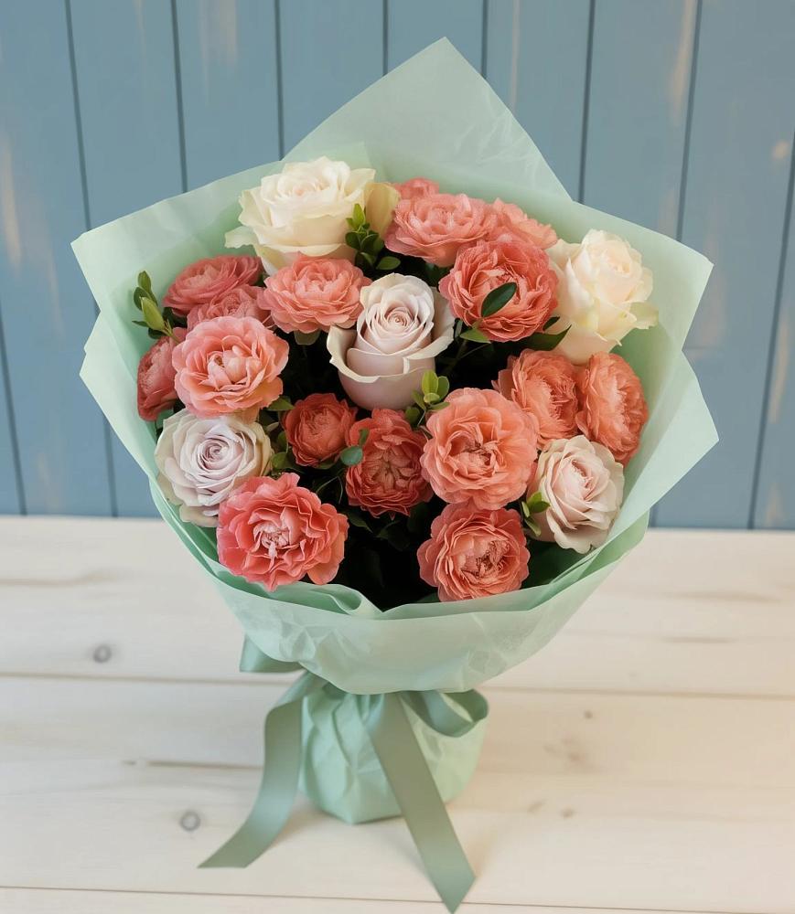 Букет цветов из: Розы в Тихвине