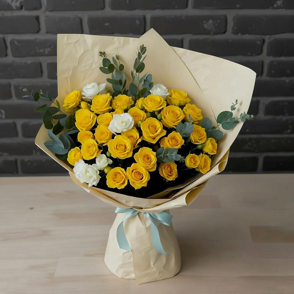 Букет цветов из: Розы в Тихвине