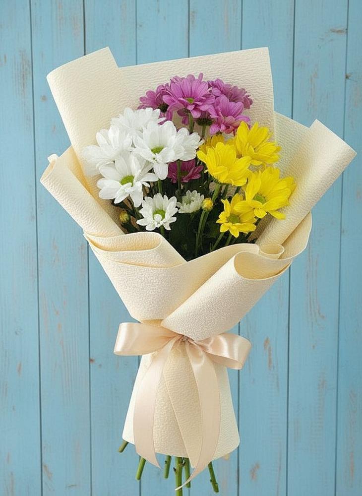 Букет цветов из: Хризантемы в Тихвине