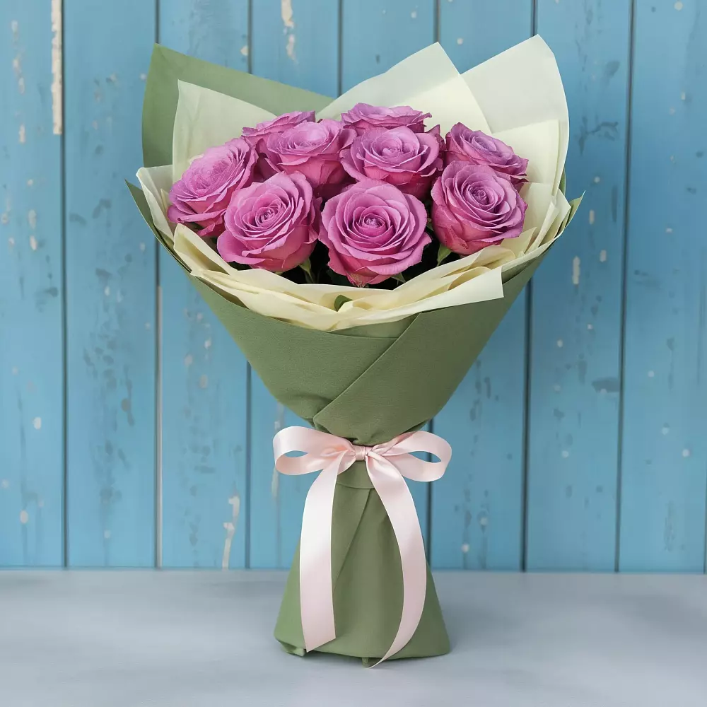 Букет Розы Фёрст Леди в Тихвине