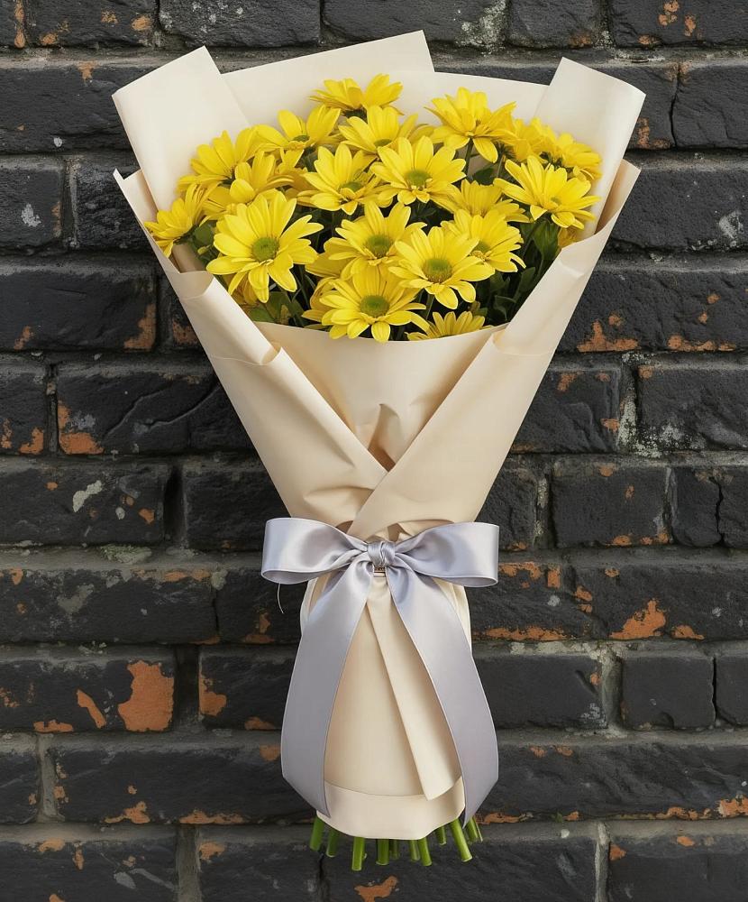 Букет цветов из: Хризантемы в Тихвине