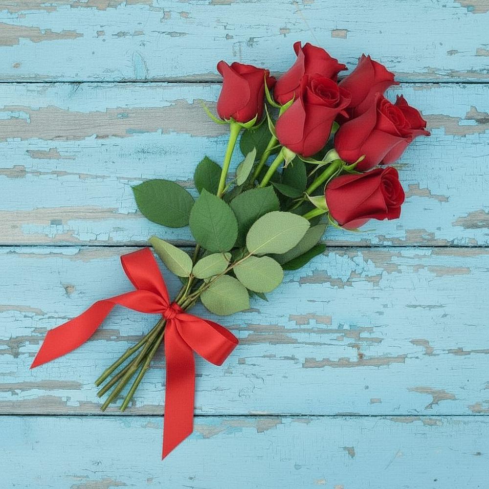 Букет Красные розы в Тихвине