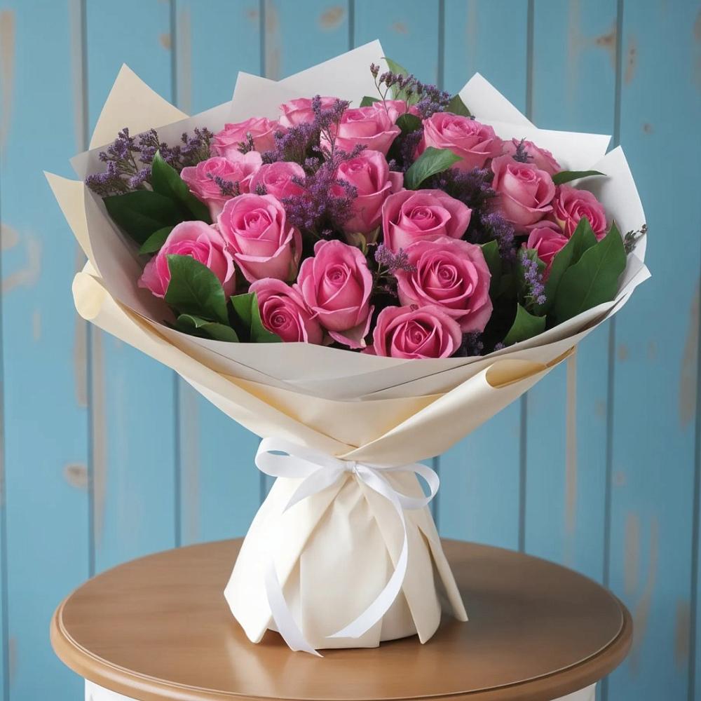 Букет цветов из: Розы в Тихвине