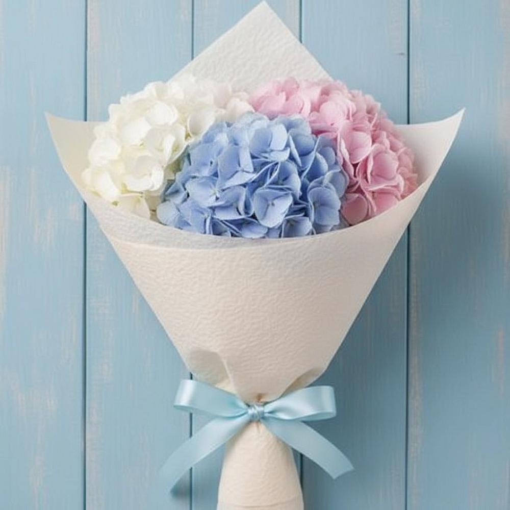 Букет цветов из: Гортензия в Тихвине